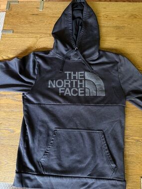 The North Face Black Pullover Hoodie with Tonal Logo